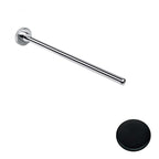 Porta salviette fisso cm 34 Nero Opaco Colombo Design collezione Basic Con fissaggio a tassello e ad incollo con kit opzionale