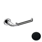 Portarotolo Nero Opaco Colombo Design collezione Basic Con fissaggio a tassello e ad incollo con kit opzionale