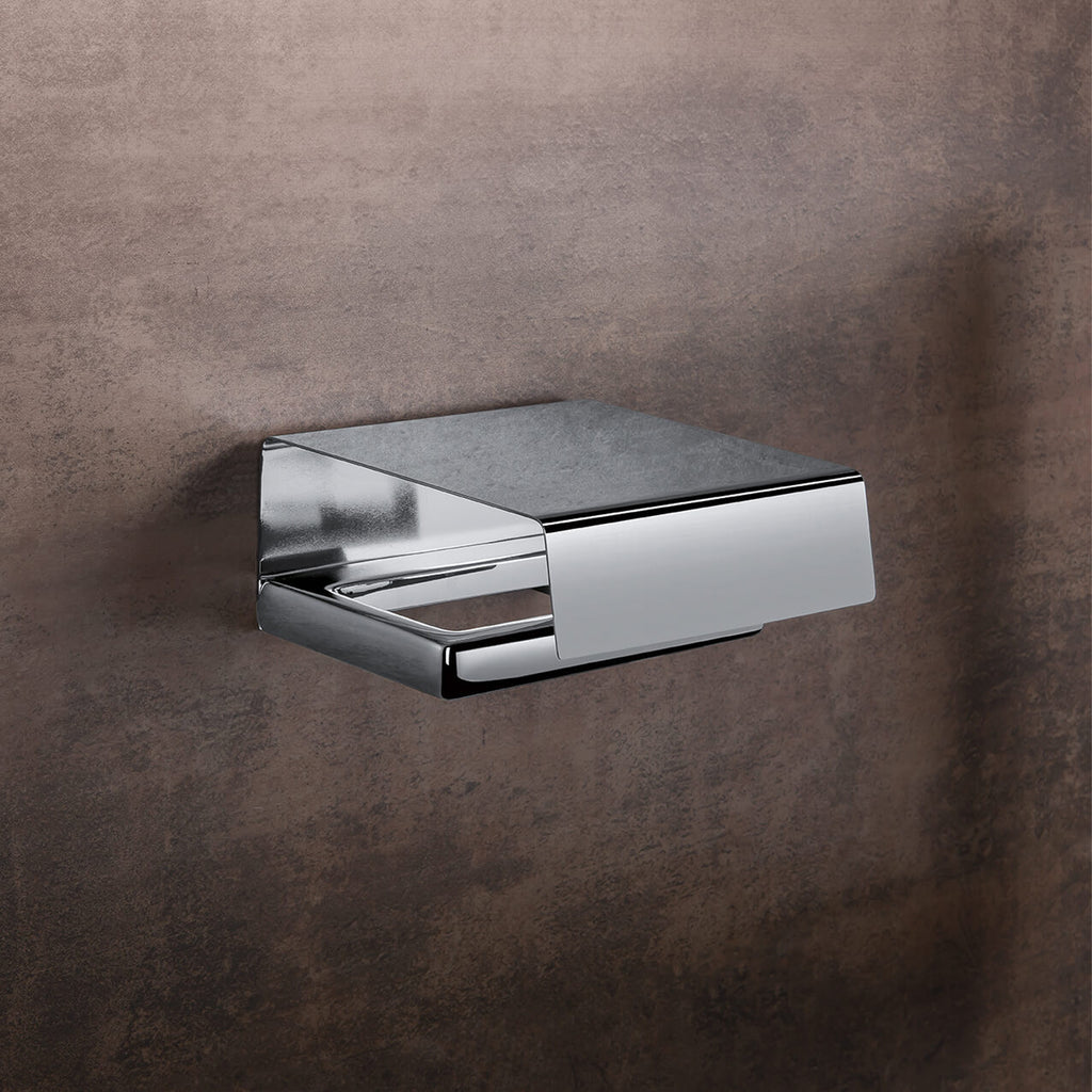 Porta rotolo coperto in ottone collezione LulÃ¹ di Colombo Design