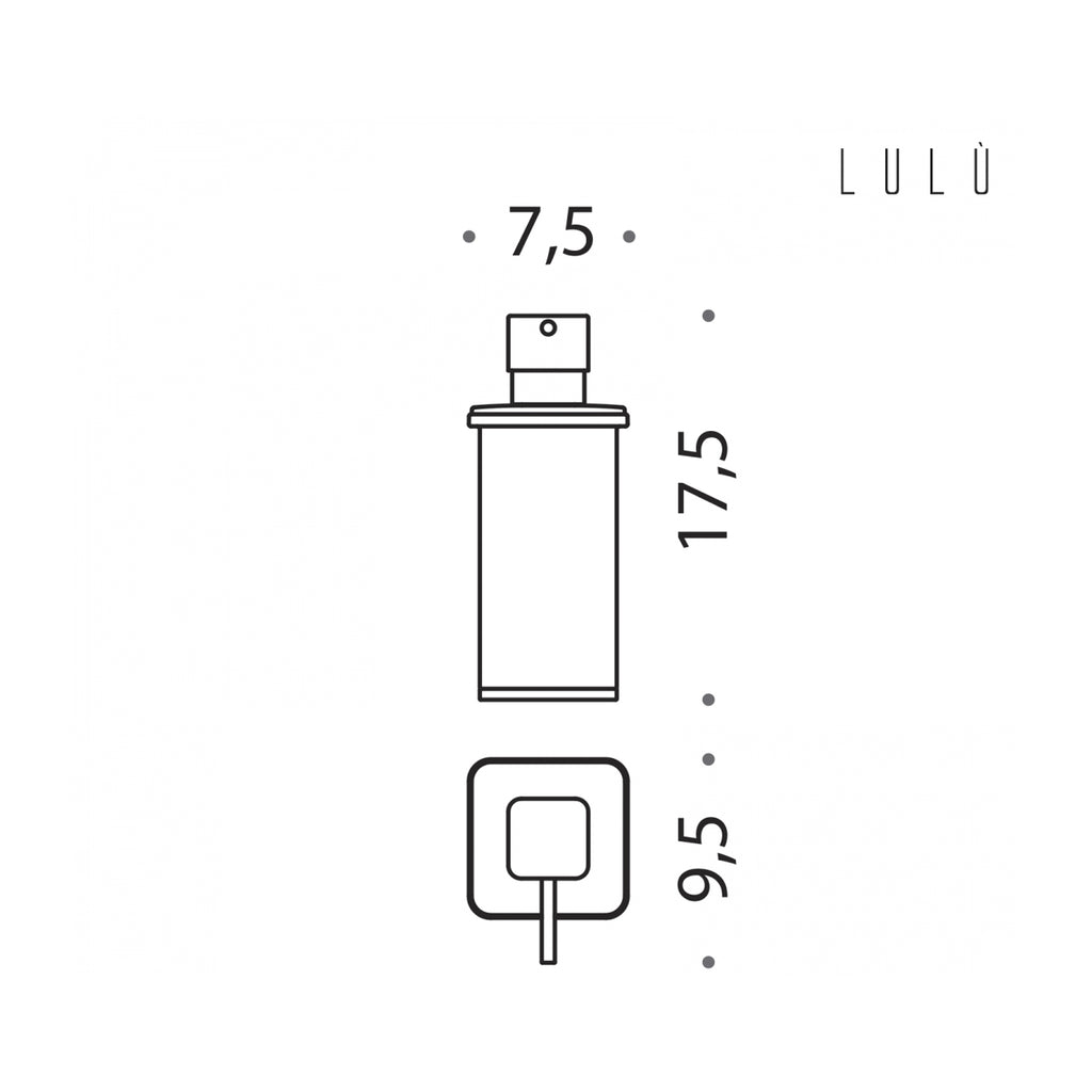 Spandisapone d'appoggio in ottone collezione LulÃ¹ di Colombo Design