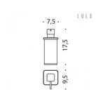 Spandisapone d'appoggio in ottone collezione LulÃ¹ di Colombo Design
