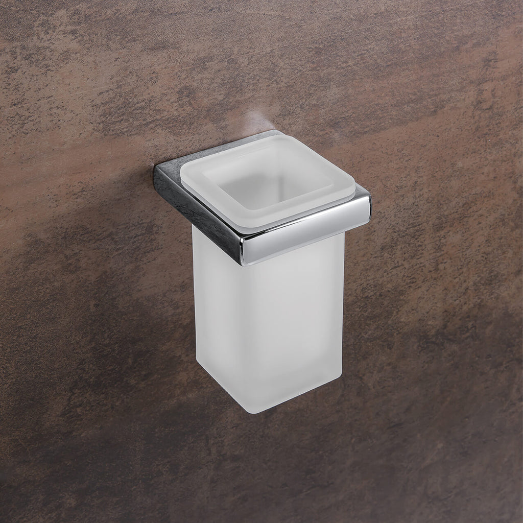 Bicchiere in vetro acidato collezione LulÃ¹ di Colombo Design