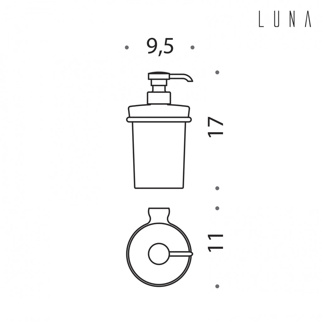 Spandisapone in ottone collezione Luna di Colombo Design