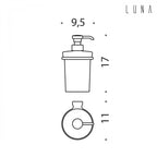 Spandisapone in ottone collezione Luna di Colombo Design