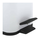 Pattumiera a pedale modello Erik capienza 5 Litri colore bianco opaco