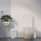 Pattumiera a pedale modello Akira in acciaio capienza 5 litri colore bianco opaco