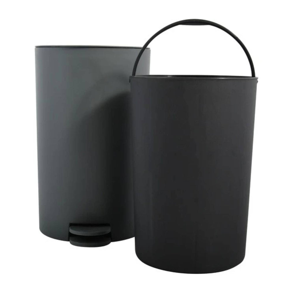 Pattumiera a pedale modello Osaki capienza 3 litri colore grigio antracite