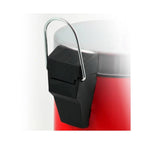 Pattumiera metallica a pedale modello Unis capienza 3 litri colore rosso