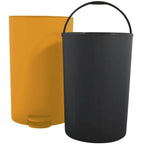 Pattumiera a pedale modello Osaki capienza 3 litri colore zafferano