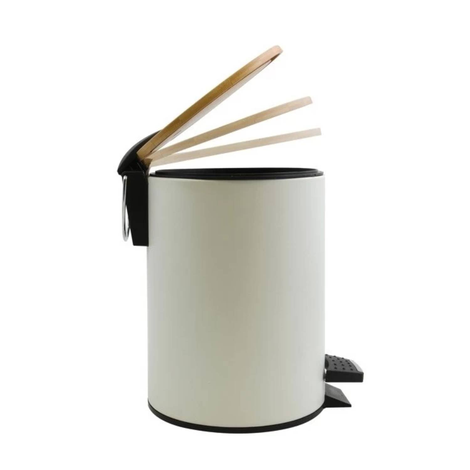 Pattumiera a pedale modello Adonis capienza 5 litri colore bianco