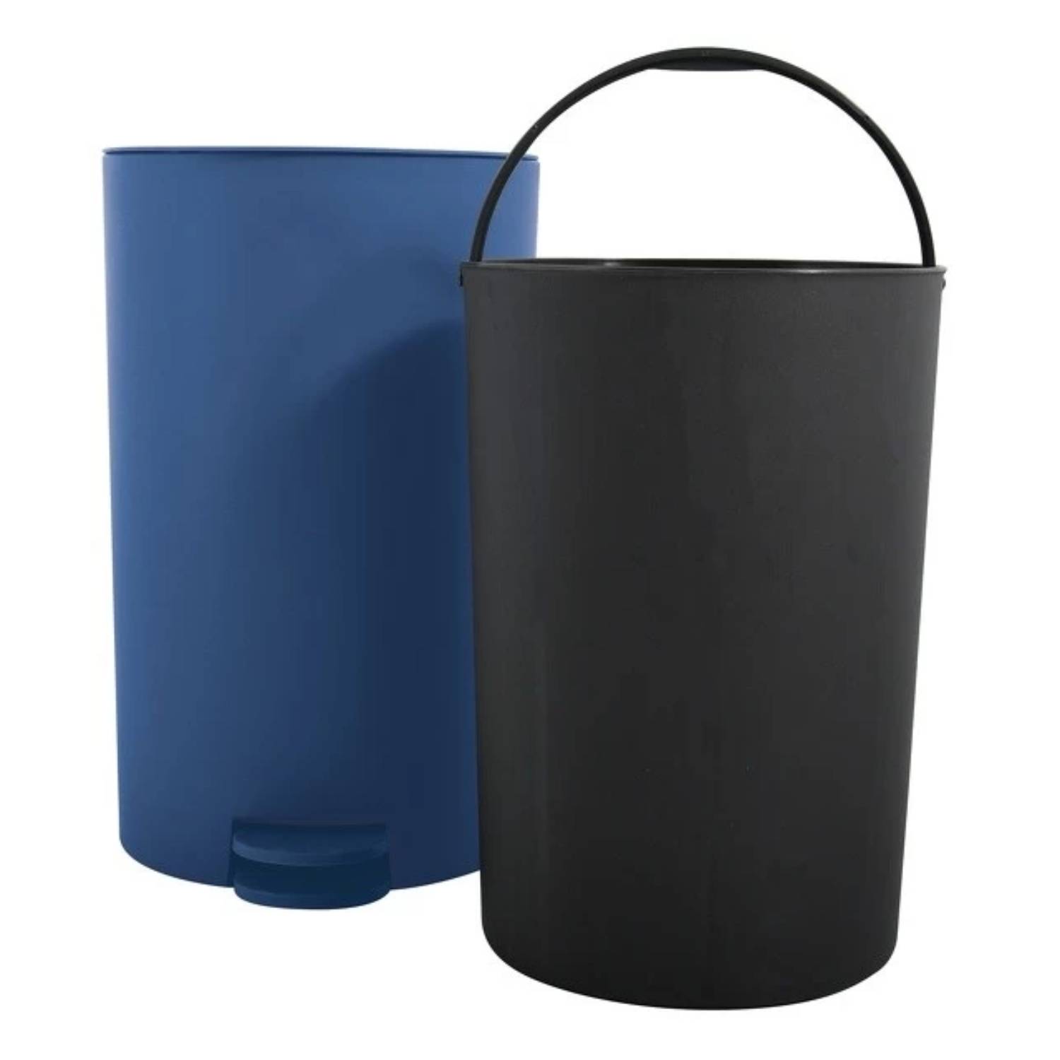 Pattumiera a pedale modello Osaki capienza 3 litri colore blu scuro