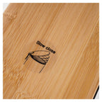 Pattumiera a pedale modello Erik in acciaio e bambÃ¹ capacitÃ  5 litri colore bianco opaco