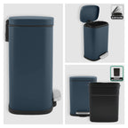 Pattumiera a pedale modello Akira capienza 5 litri acciaio colore olio opaco