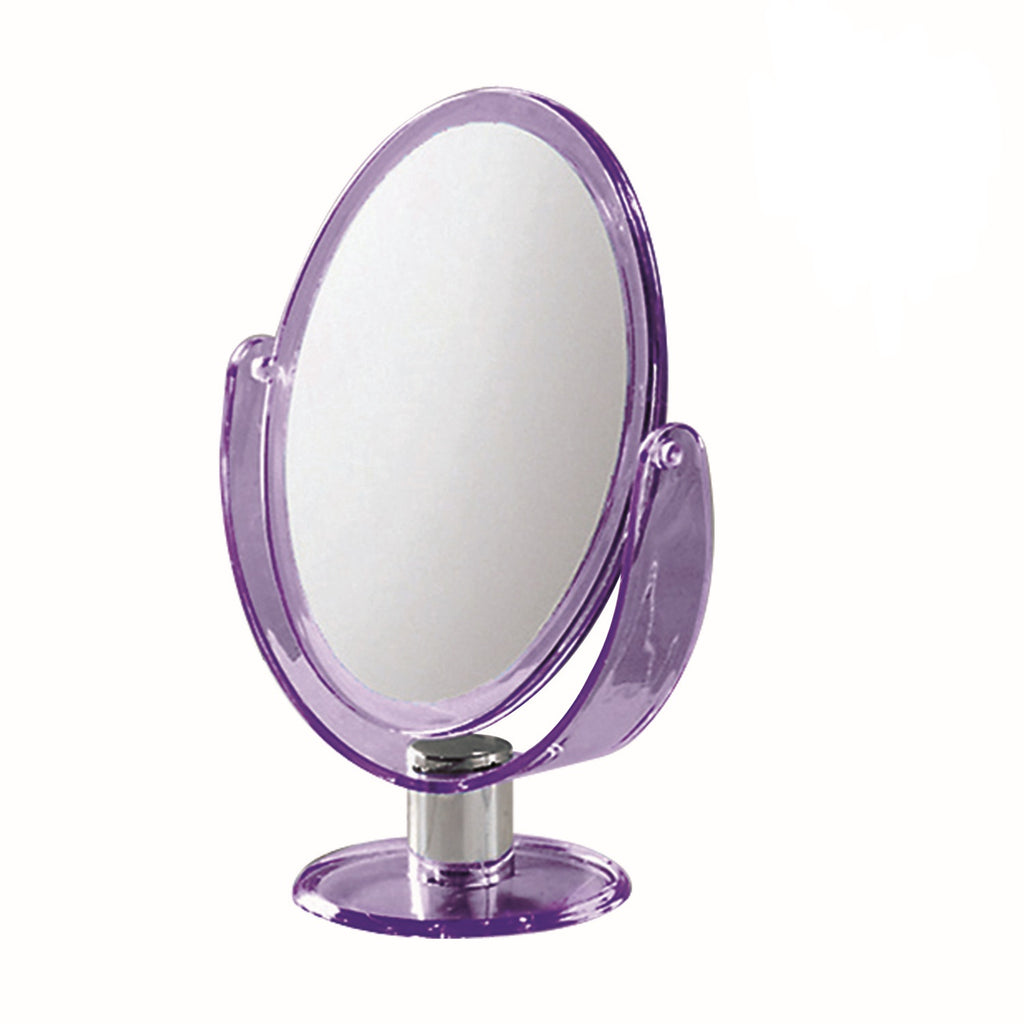 Specchio ovale ingranditore bifacciale di Gedy - Lilla