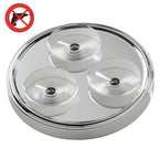 Specchio ingranditore Lia 5X con ventosa - Cromato