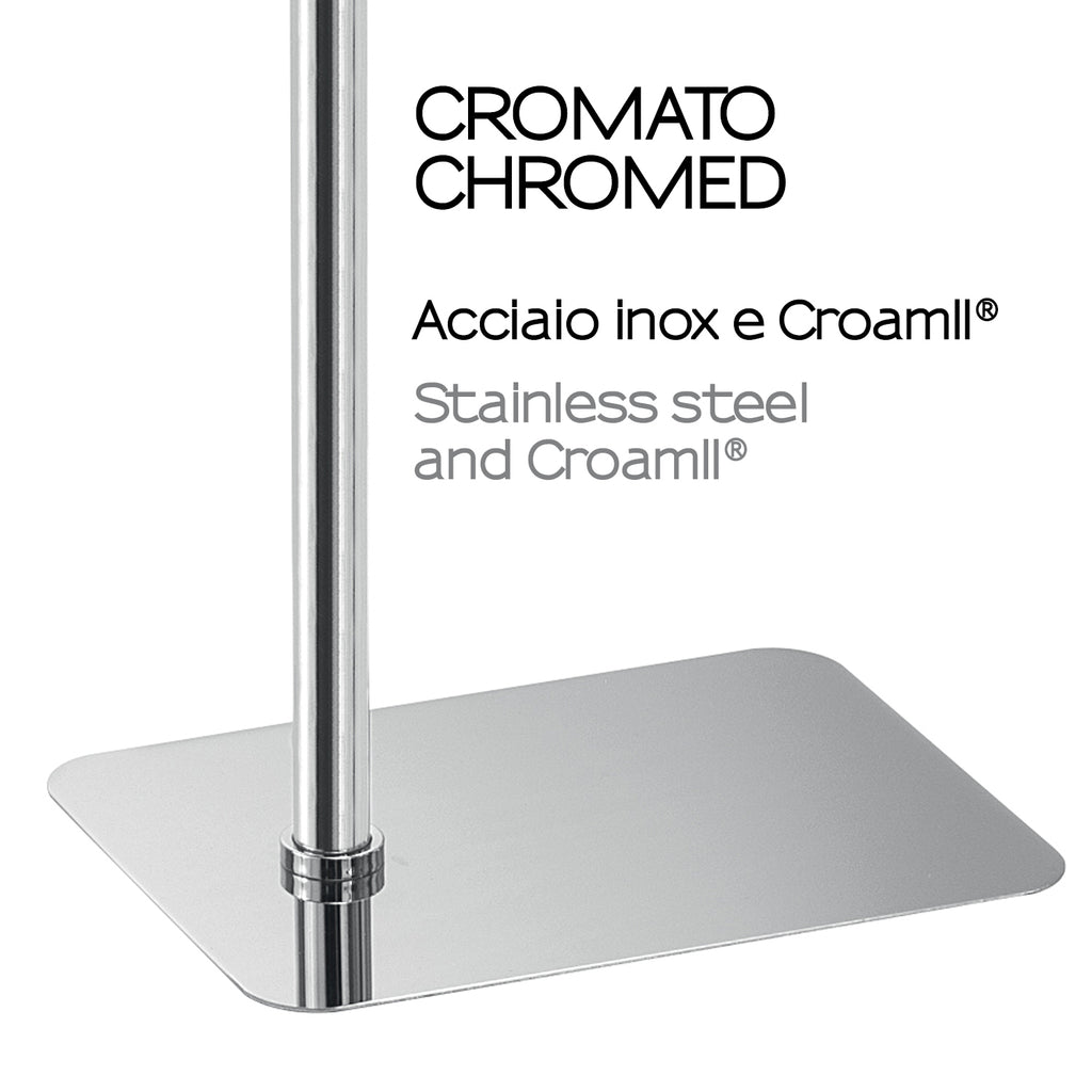 Piantana porta asciugamani ArtÃ¹ di Gedy - Cromato