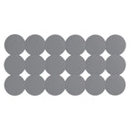 Tappeto antiscivolo vasca Giotto di Gedy 39x79 cm - Grigio