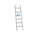 Scala Porta Asciugamani modello Jayden a 6 Livelli in Acciaio - Nero