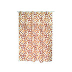 Tenda doccia in poliestere modello Mosaico 180 x 200 cm - Multicolore/Beige