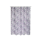 Tenda doccia in poliestere modello Mosaico 180 x 200 cm - Multicolore/Viola