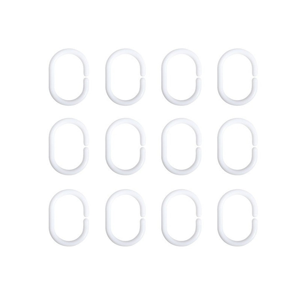 Tenda doccia in poliestere modello Mosaico 180 x 200 cm - Multicolore/Blu