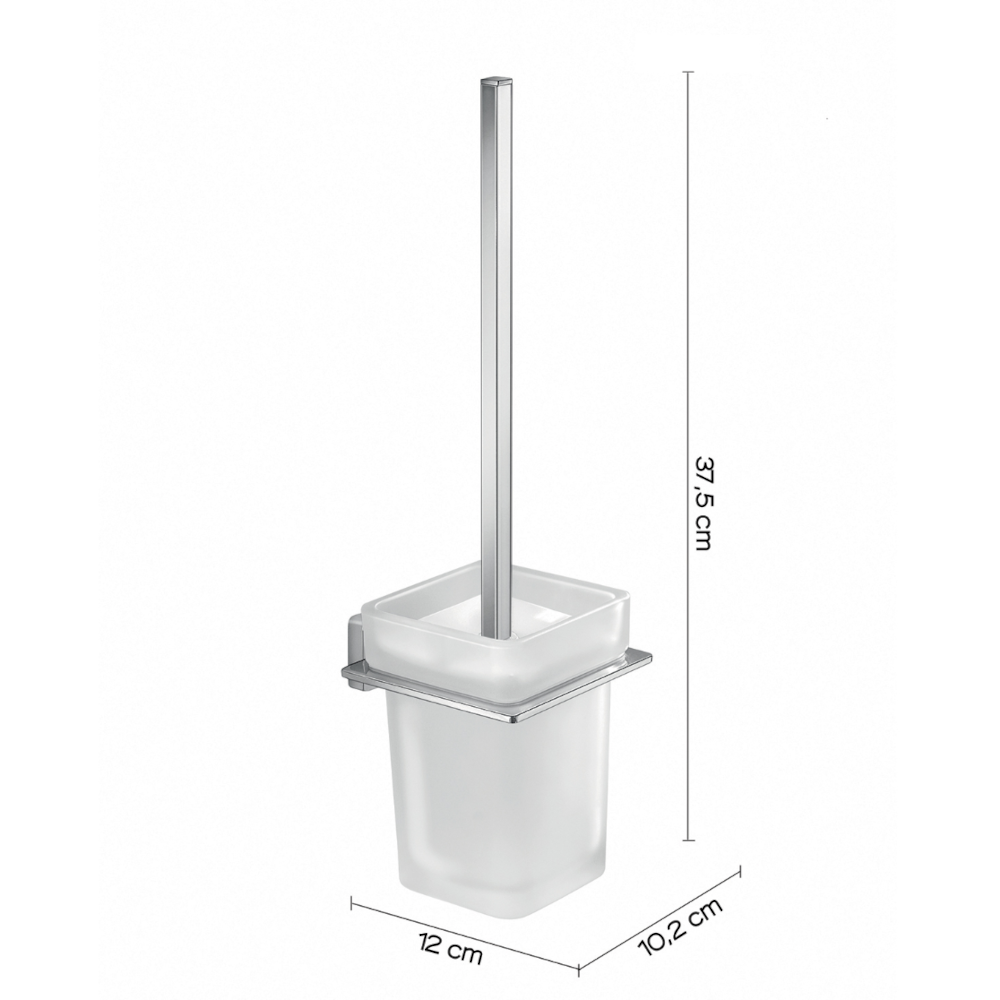 Scopino a parete in Acciaio Inox Gedy modello Atena - Cromato