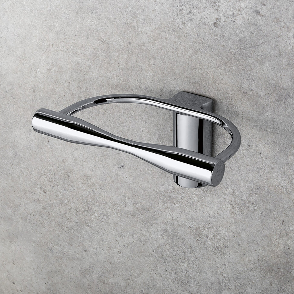 Porta rotolo in ottone collezione Luna di Colombo Design