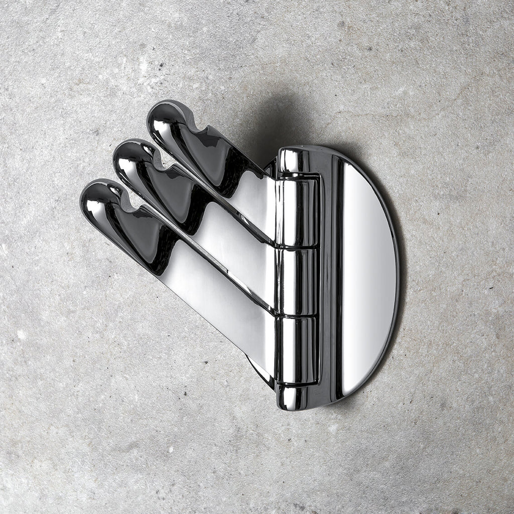 Appenditutto flessibile in ottone collezione Luna di Colombo Design