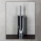 Porta scopino d'appoggio in ottone collezione Luna di Colombo Design