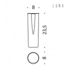 Scovolo in ottone collezione Luna di Colombo Design