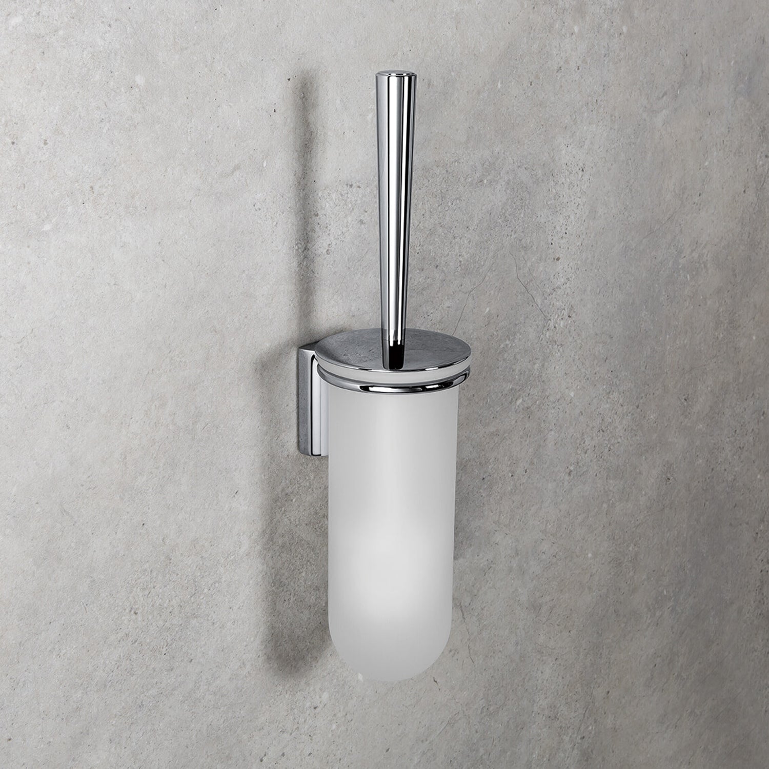 Manico con sbuffo per scopino a muro Luna di Colombo Design