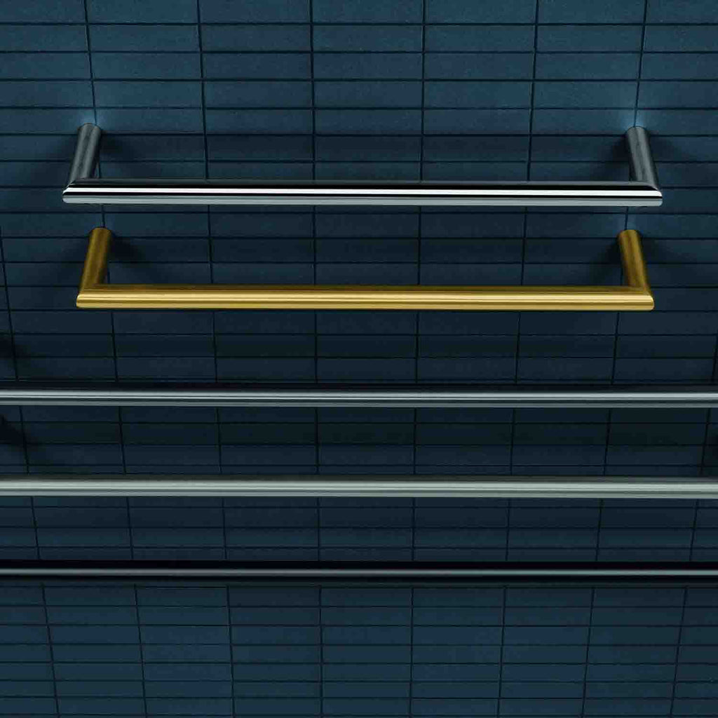 Porta asciugamani cm 46 in ottone cromato  Colombo Design collezione Mini Con fissaggio a tassello