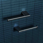 Porta rotolo Sinistro in ottone cromato  Colombo Design collezione Mini Con fissaggio a tassello