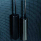 Porta scopino in ottone cromato  Colombo Design collezione Mini Con fissaggio a tassello