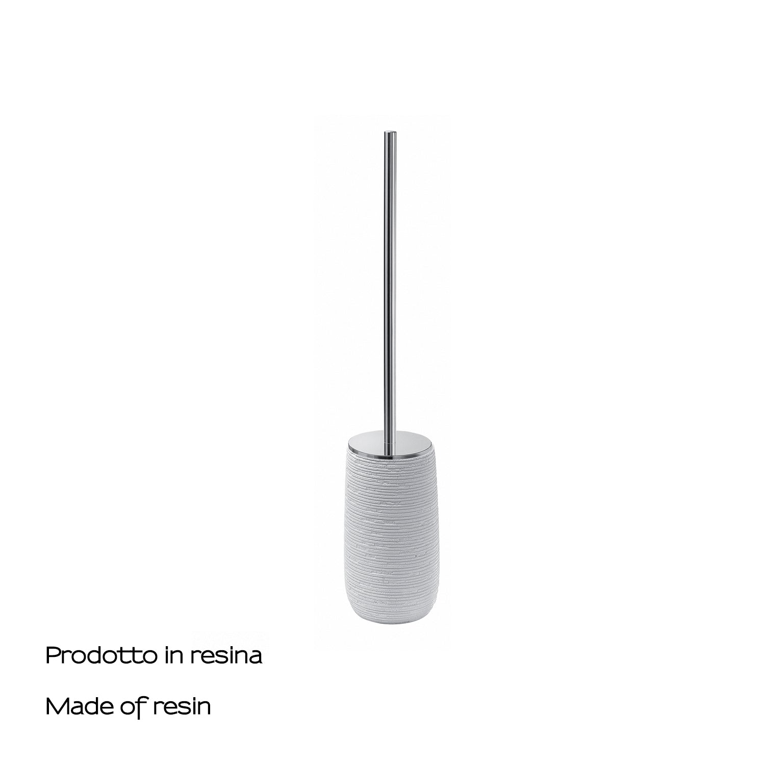 Scopino da appoggio in resina Gedy serie Gemini - Bianco