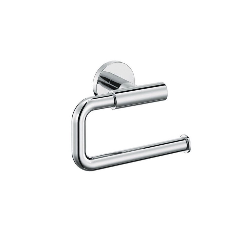 Porta rotolo a muro in ottone cromato della collezione 'Architect s+' by Cosmic