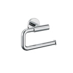 Porta rotolo a muro in ottone cromato della collezione 'Architect s+' by Cosmic