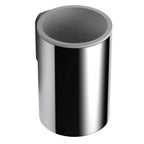 Porta spazzolino in ottone cromato  Colombo Design collezione Mini Con fissaggio a tassello