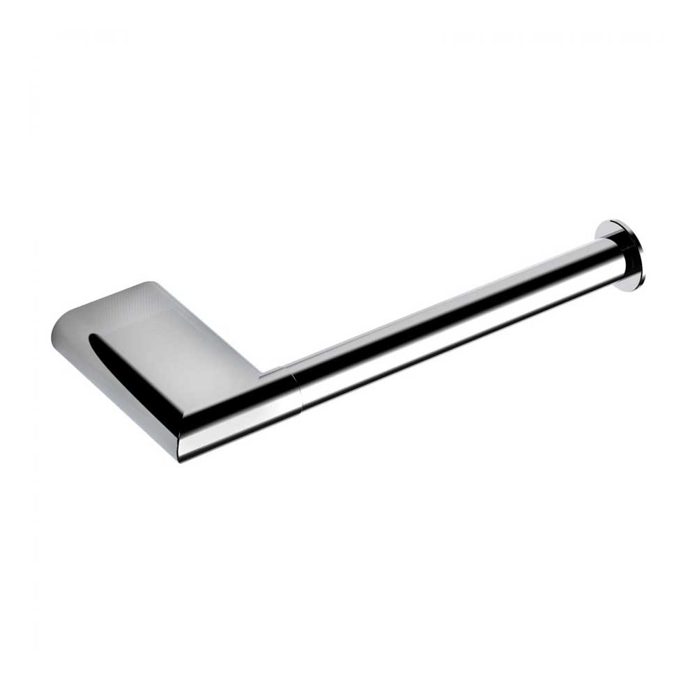 Porta rotolo Destro in ottone cromato  Colombo Design collezione Mini Con fissaggio a tassello