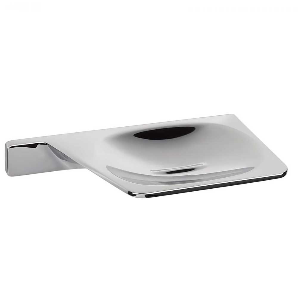 Porta sapone in ottone cromato versione Destra Colombo Design collezione AlizI¨ Con fissaggio a tassello inclusi