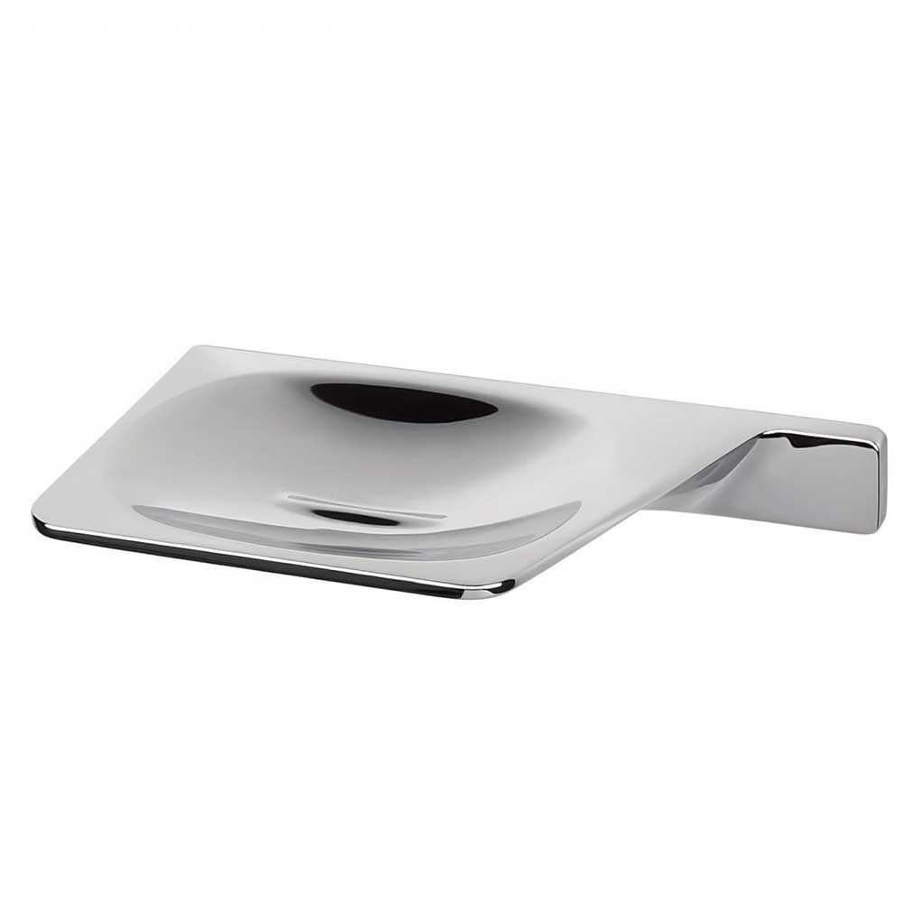Porta sapone in ottone cromato versione Sinistra Colombo Design collezione AlizI¨ Con fissaggio a tassello inclusi