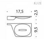 Porta sapone in ottone cromato versione Sinistra Colombo Design collezione AlizI¨ Con fissaggio a tassello inclusi