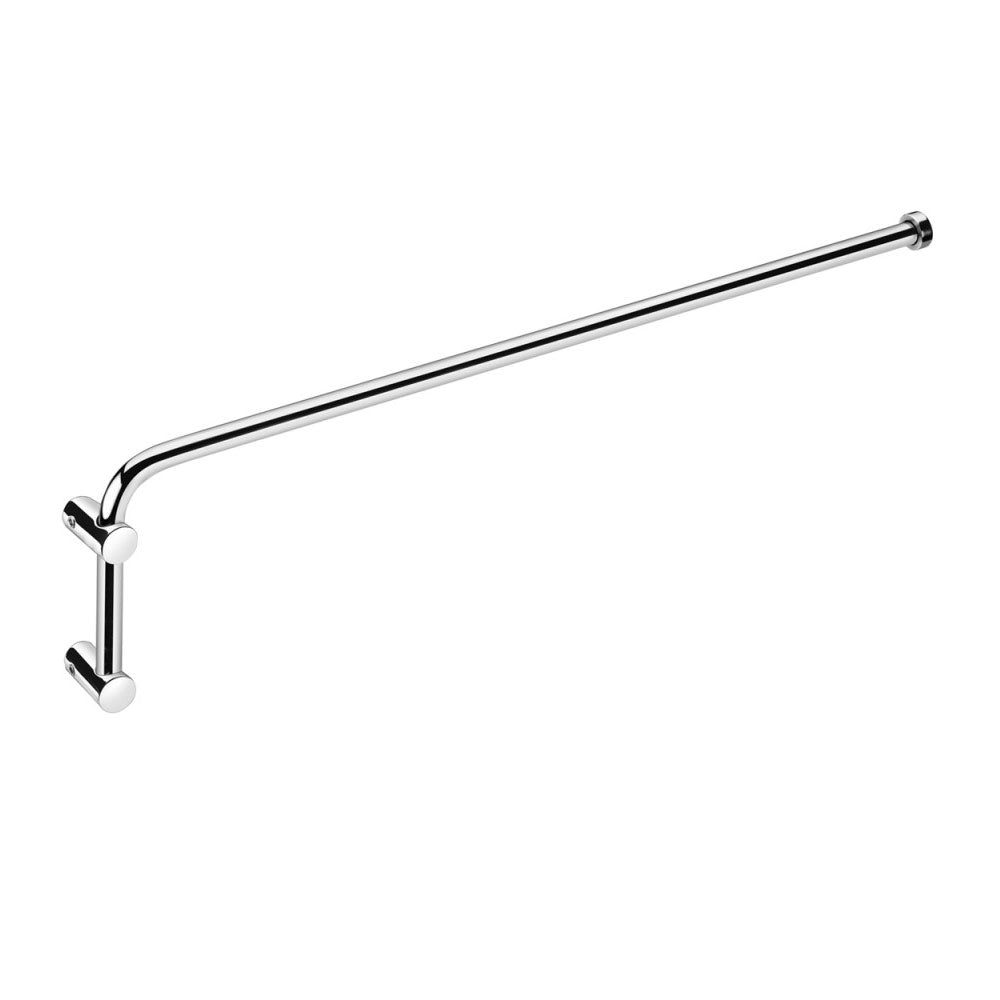 Porta asciugamani sospeso a snodo in acciaio inossidabile lucido della collezione 'Logic' by Cosmic cm 40