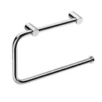 Porta asciugamani sospeso ad anello in acciaio inossidabile lucido della collezione 'Logic' by Cosmic cm 20