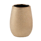 Portaspazzolini da appoggio in ceramica Gedy modello Astrid - Oro