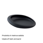 Portasapone da appoggio Gedy serie Iside - Nero Matt