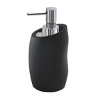 Dispenser sapone con erogatore in Cromall Gedy serie Iside - Nero Matt