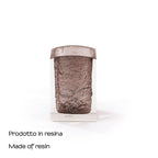 Portaspazzolini da appoggio Gedy modello Antares - Marrone