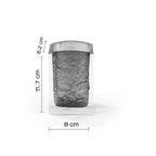 Portaspazzolini da appoggio Gedy modello Antares - Grigio