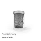 Portaspazzolini da appoggio Gedy modello Antares - Grigio